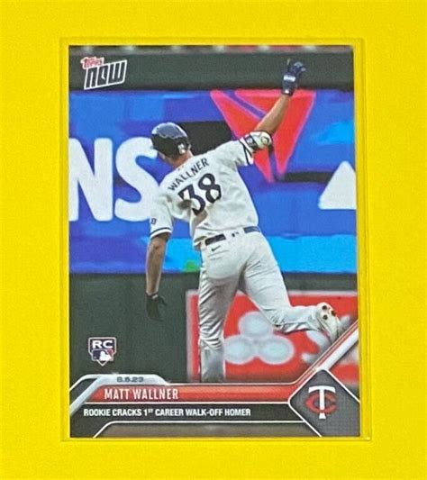 2023 MLB Topps Now Matt Wallner ROOKIE CARD SP Minnesota Twins 664 RC