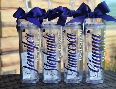 Personalized Tumbler Bridesmaid T Bachelorette Party