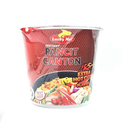 Lucky Me Pancit Canton Extra Hot Chili Cup 70G | All Day Supermarket