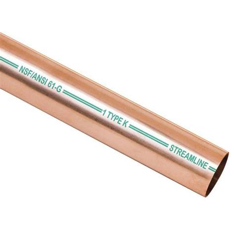 Mueller Streamline Copper Pipe Type L 1 2 X 10 HD Supply