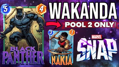 Best Black Panther Deck Easy Infinite Pool Marvel Snap Youtube