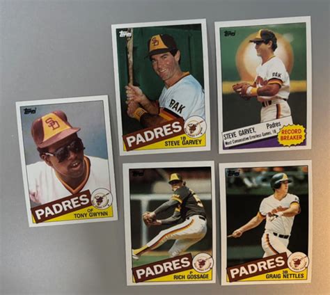 topps baseball san diego padres team set ebay