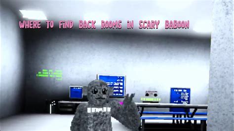 Where To Find Backrooms In The New Scary Baboon Update Youtube