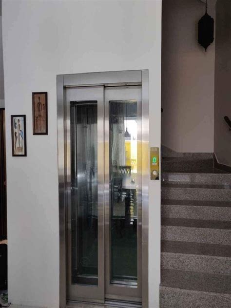 Sk Lifts Manual Door Residential Lift With Machine Room Maximum Speed