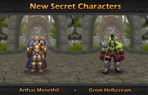 New Secret Characters: Grom and Arthas image - World of Warcraft ...