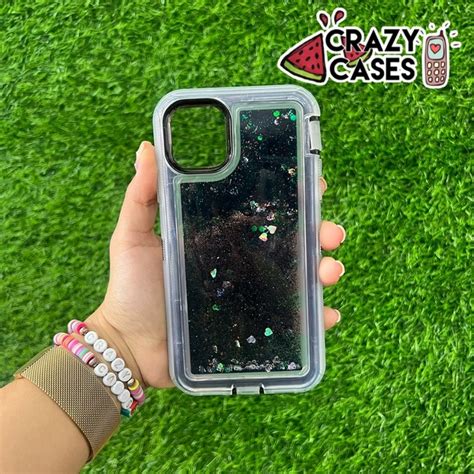 Ultra Uso Rudo Glitter Negro Ip Pro Crazy Cases