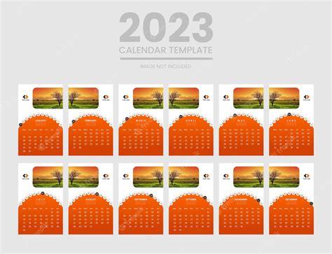 Premium Vector | Table Calendar 2023