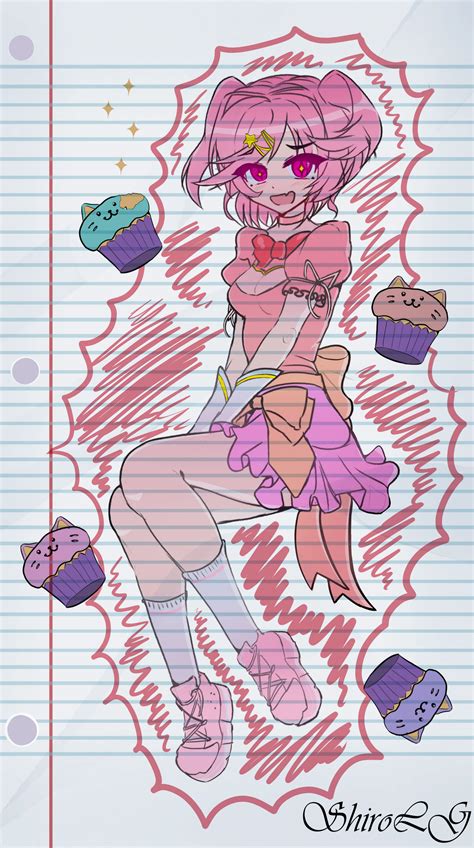 Natsuki DDLC by ShiroLG on DeviantArt