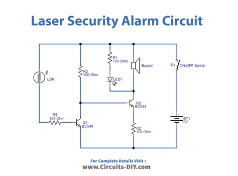 Circuit Diagram Of Laser Security System Circuit Laser Secur