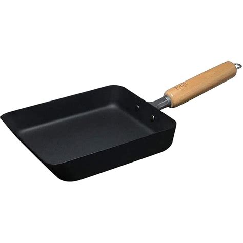 Buy Tikusan Cast Iron Japanese Tamagoyaki Omelet Pan With Wooden Handle