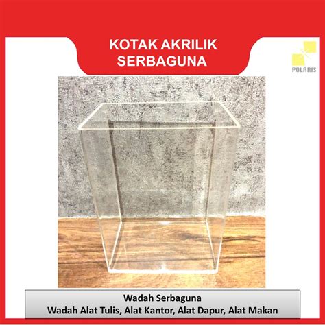 Jual Kotak Akrilik Box Akrilik Box Acrylic Box Serbaguna Kotak Alat