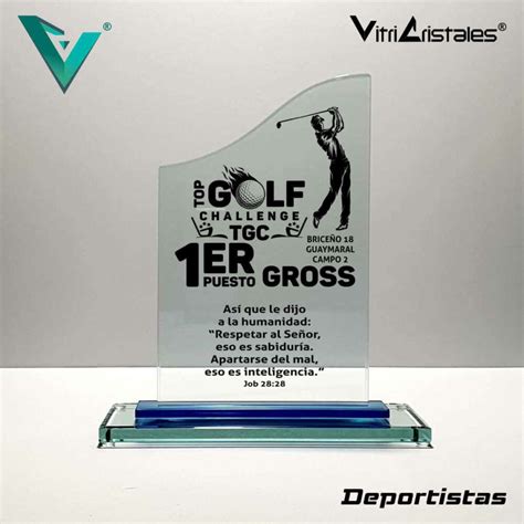 Placas En Vidrio B Sicas Para Otorgar A Deportistas Vitricristales