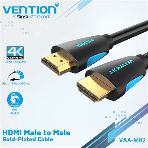 Promo Vention M M Kabel Hdmi V B K Ultra Hd Aah Jakarta