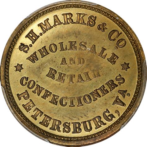 Virginia Petersburg 1776 1876 S H Marks Co Rulau Va Pe 1B