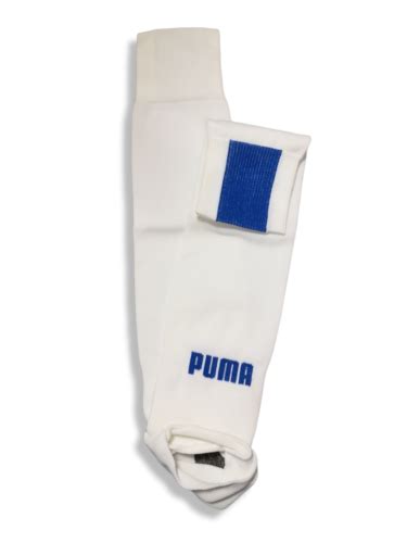 Puma Stulpen Stutzen Mit Stirrup Gr Wei Blau Fu Ball Neu