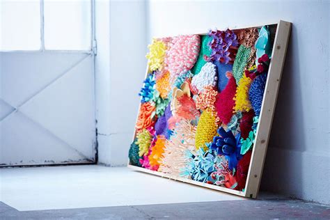 Cut Paper Sculpture is a Colorful Way to Make a Coral Reef