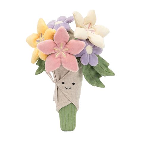 Clearance Toy Jellycat Amuseables Bouquet Of Flowers Stuffed Plush Toy