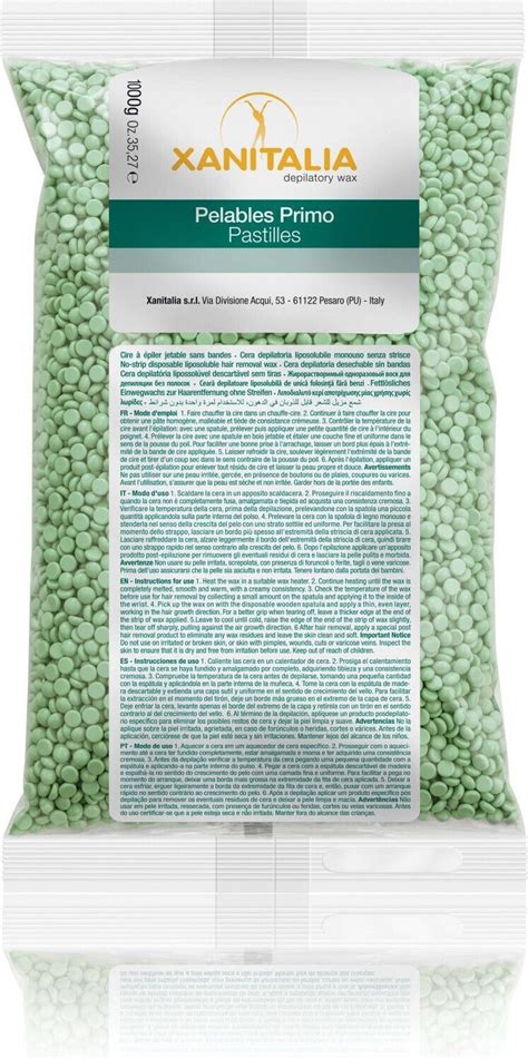 XanitaliaPro Film Wax Pelables Primo Brasilian Grüner Tee 1000 g ab