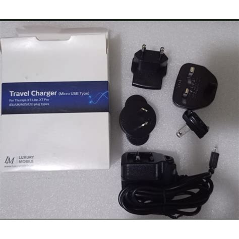 THURAYA TRAVEL CHARGER XT PRO XT LITE LUXURY MOBILE