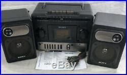 Sony Boombox Cfs Am Fm Radio Cassette Corder Tape Portable Stereo