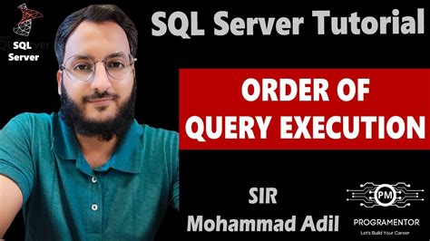 Order Of Query Execution In Sql Sql Interview Questions Sql