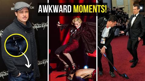 Top 10 Most Awkward Celebrity Moments You Wont Forget Youtube