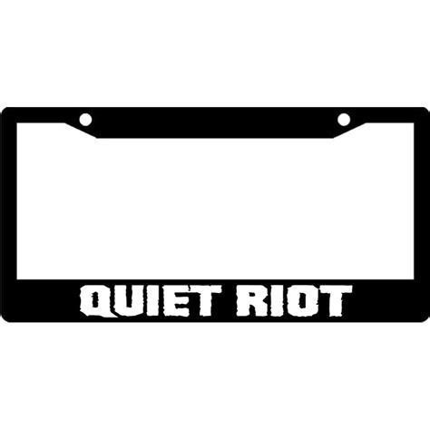 Quiet Riot Band Logo License Plate Frame