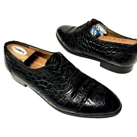 Mauri $1400 MAURI Genuine CROCODILE Alligator Skin DRESS Shoes 9.5
