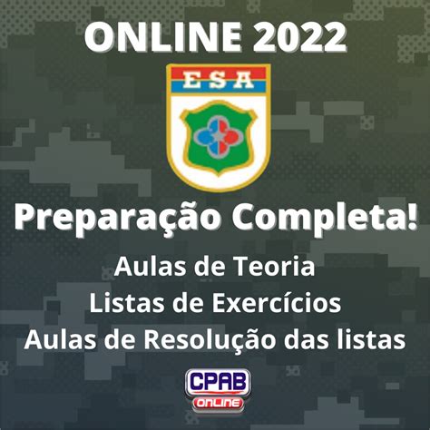 ESA 2022 Curso Completo CPAB Curso Preparatório Hotmart