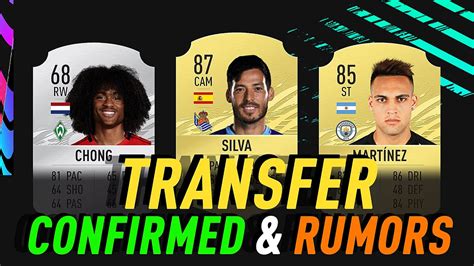 FIFA 21 CONFIRMED TRANSFERS RUMOURS I SILVA MARTINEZ CHONG