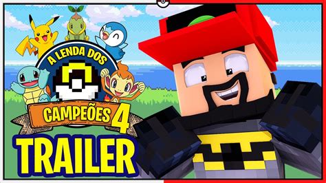 Trailer Da A Lenda Dos Campe Es Pixelmon Vai Come Ar Youtube