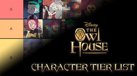 The Owl House Character Tier List Youtube