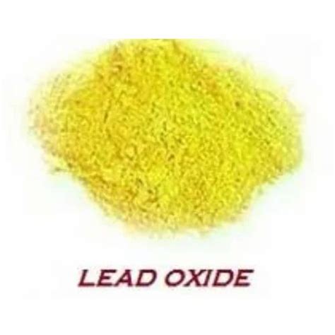 Powder Lead Oxide For Industrial Laboratory Packaging Type Plastic