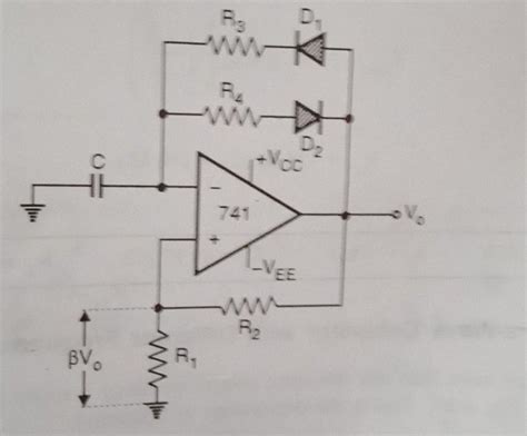 Solved Design The Asymmetrical Square Wave Generator Shown Chegg