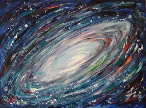 Planets Abstract Painting