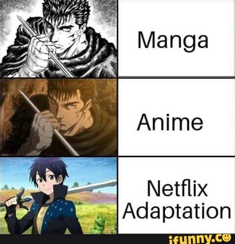 Manga Anime Netflix Adaptation Ifunny