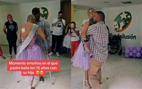 Quincea Era Con C Ncer Enternece A Las Redes Sociales Al Bailar El Vals