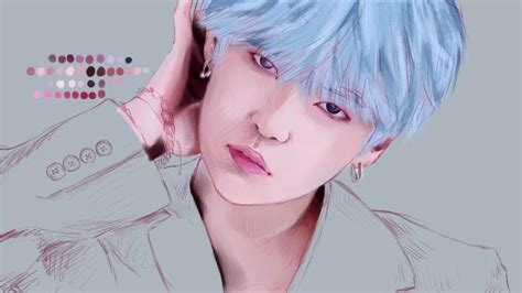 BTS "DNA" Suga fanart | Kpop FanArt Amino