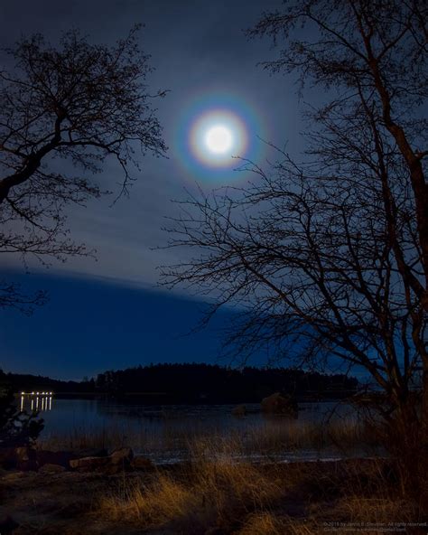 Moon Corona Photograph By Janne E Sievinen Fine Art America