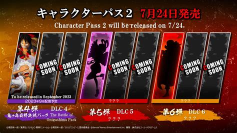 One Piece Pirate Warriors 4 Character Pass 2 Announced 108GAME