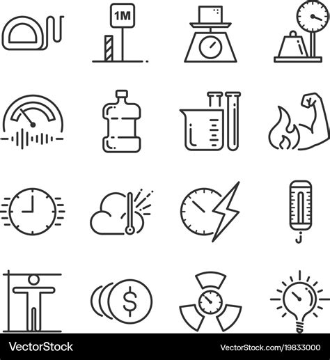 Unit Of Measurement Icon Royalty Free Vector Image