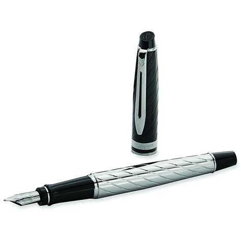 Stylo Plume Waterman Expert Precious Noir Chromé