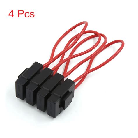 X Autohaux Pcs A Waterproof In Line Blade Type Atc Fuse Holder Awg