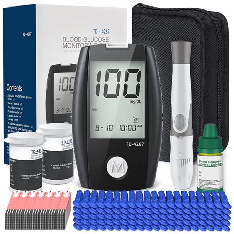 Amazon Blood Glucose Monitor Kit Counts Gauge Lancets