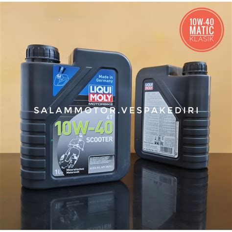 Jual Oli Mesin Vespa Liqui Moly T W Scooter Liter Vespa Klasik