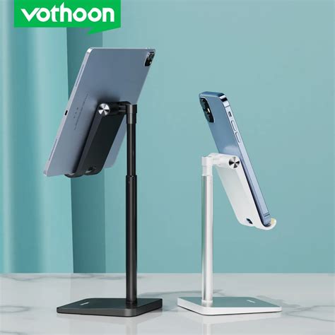 Suporte para celular vothoon suporte ajustável de mesa dobrável para