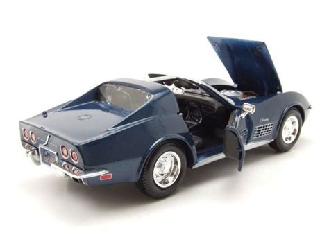 Maisto Modellauto Chevrolet Corvette C Blau Metallic Modellauto