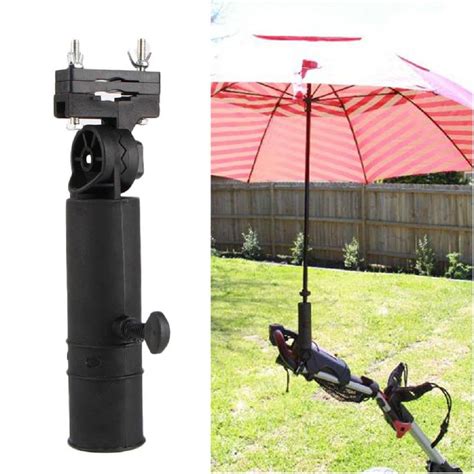 HERCHR Golf Trolley Umbrella Holder Umbrellas Stand Black for Golf Cart Handles, Golf Umbrella ...