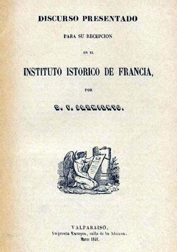 Discurso presentado en el Instituto Histórico de Francia 1848