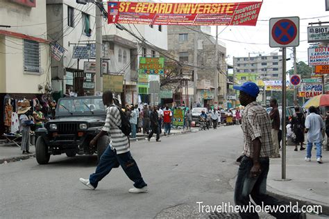 Visiting Port Au Prince, Haiti